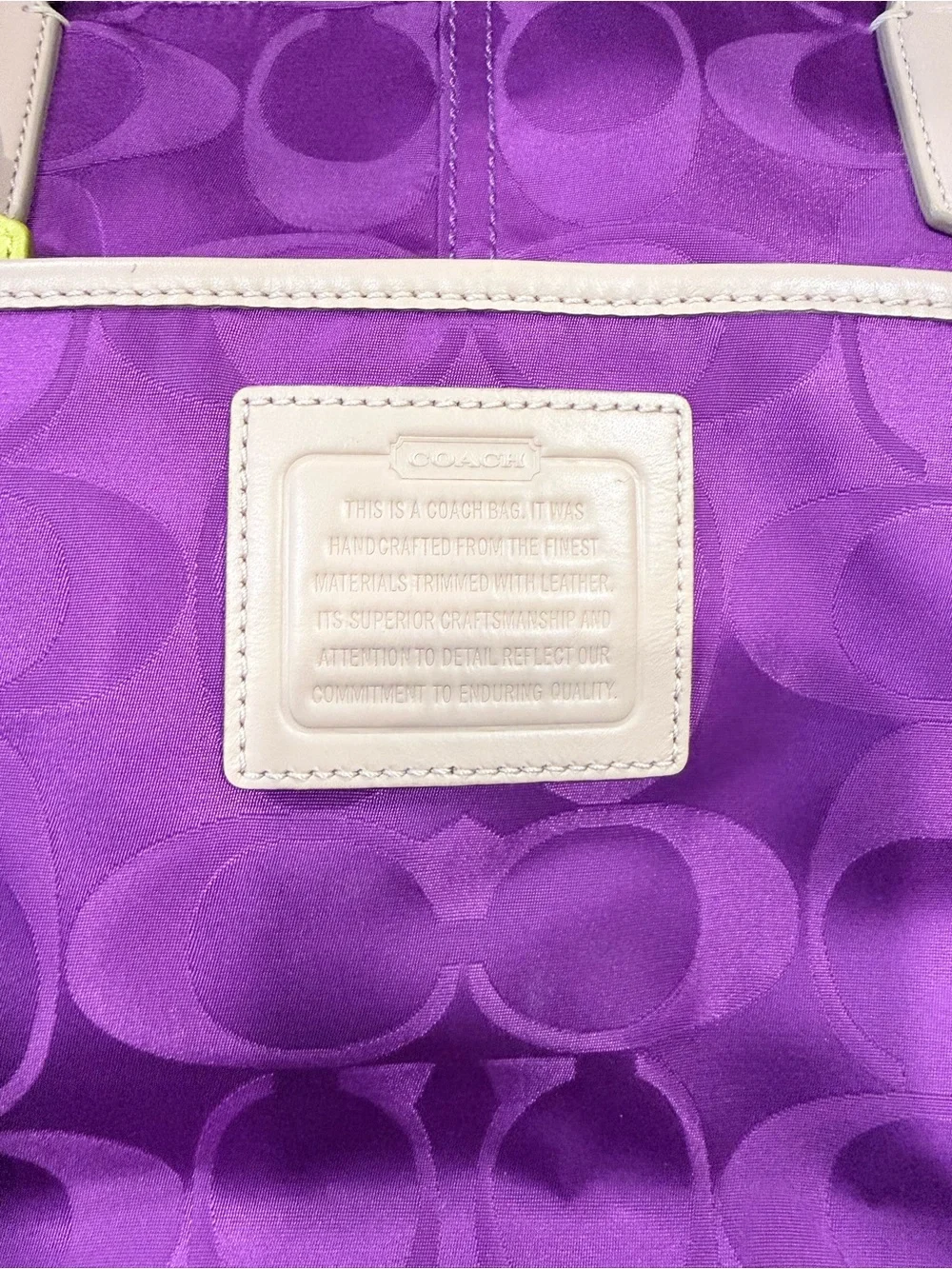 Coach WEEKEND SIGNATURE COLORBLOCK F24865